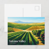 Yakima Valley USA Briefkaart (Voorkant / Achterkant)
