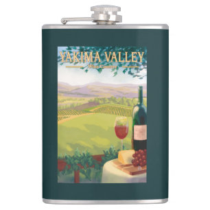 Yakima Valley, Washington Wine Land Heupfles
