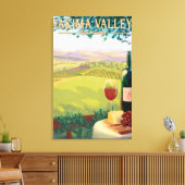 Yakima Valley, WashingtonWine Country Canvas Afdruk (Insitu (Woonkamer))