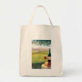 Yakima Valley, WashingtonWine Country Tote Bag (Voorkant)
