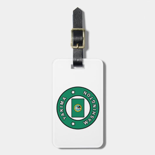 Yakima Washington Bagagelabel (Voorkant verticaal)