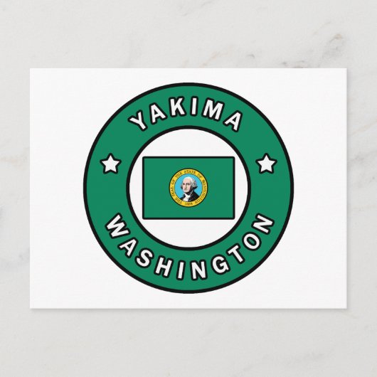 Yakima Washington Briefkaart (Voorkant)