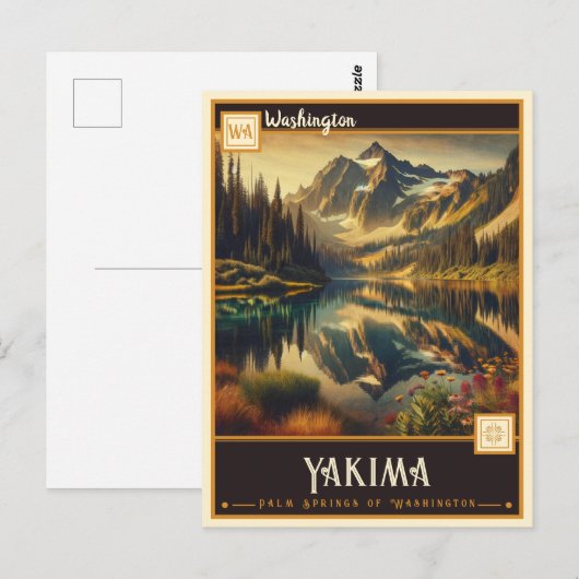 Yakima, Washington|  Briefkaart (Voorkant / Achterkant)