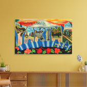 Yakima, Washington - Grote Letter Scenes 2 Canvas Afdruk (Insitu (Woonkamer))