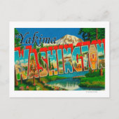 Yakima, Washington - Grote Letter-scènes Briefkaart (Voorkant)