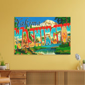 Yakima, Washington - Grote Letter-scènes Canvas Afdruk (Insitu (Woonkamer))