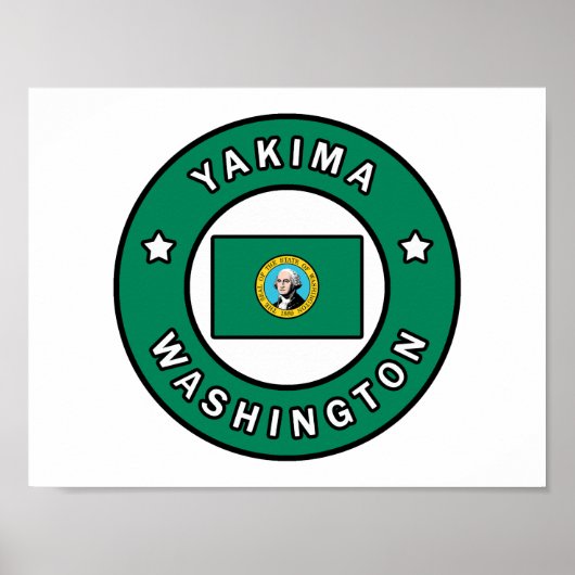 Yakima Washington Poster (Voorkant)