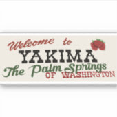 Yakima Washington Sticker (Voorkant)