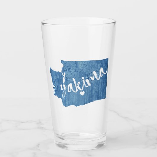 Yakima Washington Wood Grain Glas (Voorkant)