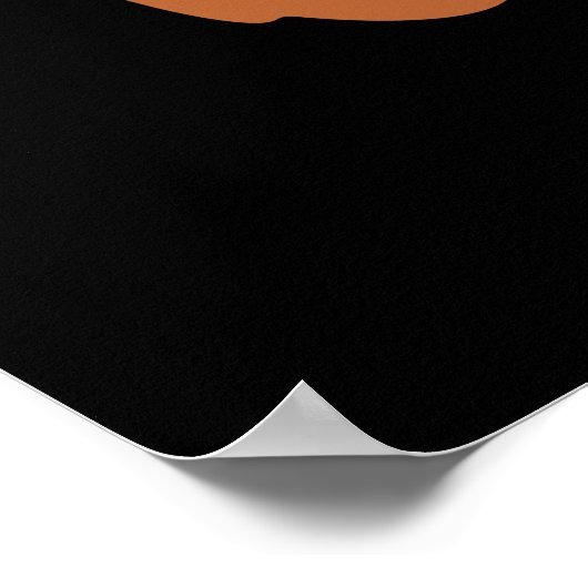 Yakity Yak Funny Animal Pun Dark BG Poster (Hoek)