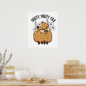 Yakity Yakity Yak Grappige Dieren Punt Poster (Keuken)