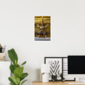 Yaksha-standbeeld in Bangkok Poster (Thuiskantoor)