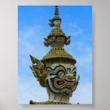 Yaksha-standbeeld in Bangkok