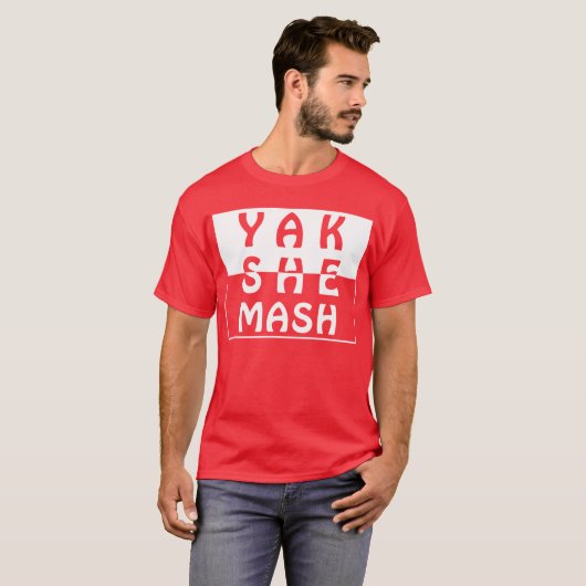 Yakshemash T-shirt (Voorkant volledig)