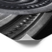 YAKUSHI-JI TEMPLE ROOF TEGEL POSTER (Hoek)