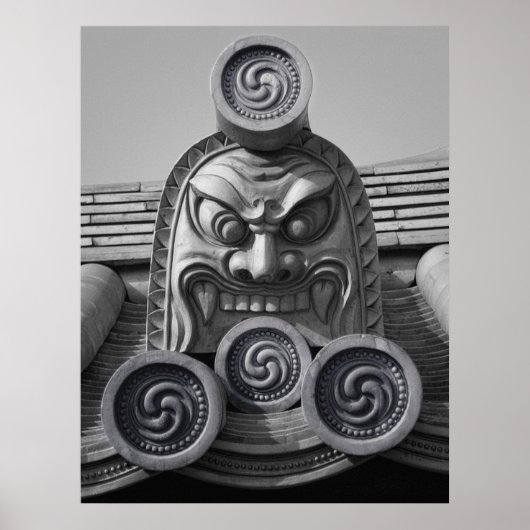 YAKUSHI-JI TEMPLE ROOF TEGEL POSTER (Voorkant)