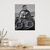 YAKUSHI-JI TEMPLE ROOF TEGEL POSTER (Keuken)