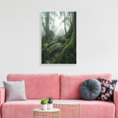 Yakushima 'adem van het leven' | Oude Biophilic Canvas Afdruk (Insitu (Woonkamer))
