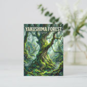 Yakushima-bos Japan Briefkaart (Staand voorkant)