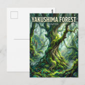Yakushima-bos Japan Briefkaart (Voorkant / Achterkant)