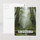 Yakushima Island Japan Reizen Briefkaart (Voorkant / Achterkant)