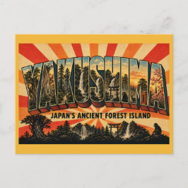 Yakushima Japan Oeroud Bos Eiland Briefkaart