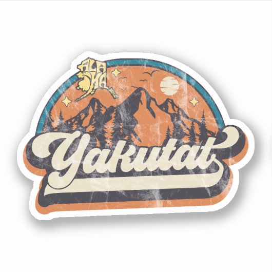 Yakutat, Alaska Sticker (Voorkant)