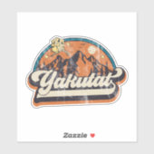 Yakutat, Alaska Sticker (Vel)