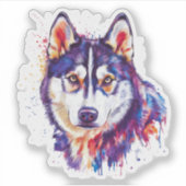 Yakutian Laika Dog Sticker (Voorkant)