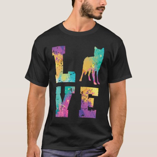 Yakutskaya Laika Love T-shirt (Voorkant)