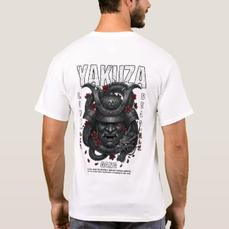 Yakuza Dragon Samurai Mask T-Shirt 