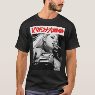 Yakuza Japanese Cyberpunk Girl Vaporwave Urban Sty T-shirt