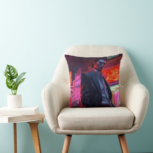 Yakuza Neon City Kussen (Stoel)