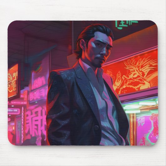 Yakuza Neon City Muismat (Voorkant)