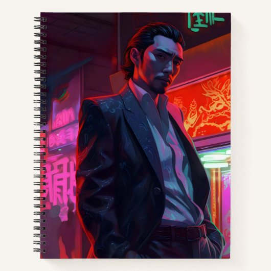 Yakuza Neon City Notitieboek (Voorkant)
