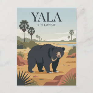 Yala Nationaal Park Sri Lanka Briefkaart