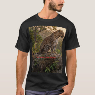 Yala Nationaal Park Sri Lanka Luipaard Houten Wand T-shirt