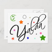 Yalda Briefkaart (Voorkant / Achterkant)