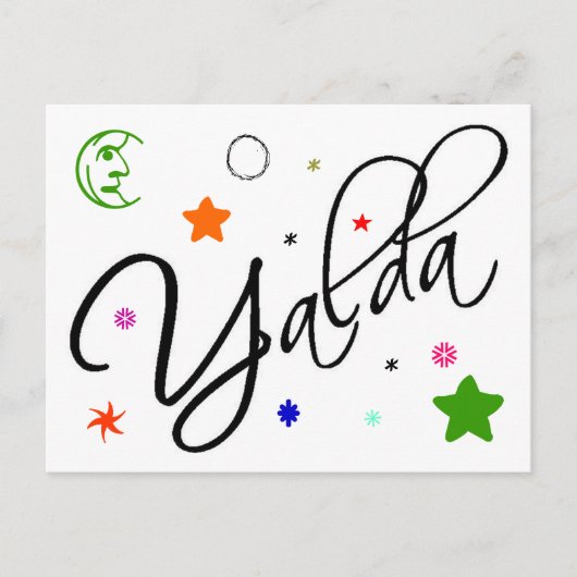Yalda Briefkaart (Voorkant)