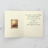 Yalda Fruit and Nut Persian Winter Solstice Feestdagen Kaart (Binnen)