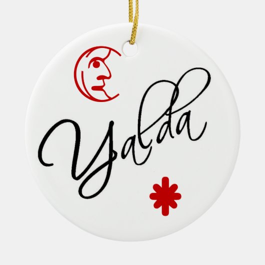 Yalda Keramisch Ornament (Voorkant)