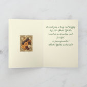 Yalda Nuts and Fruit Persian Winter Solstice Treat Feestdagen Kaart (Binnen)