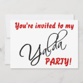 Yalda Party Invitation Kaart (Voorkant)