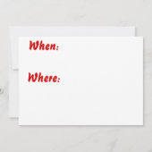 Yalda Party Invitation Kaart (Achterkant)