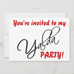 Yalda Party Invitation Kaart