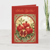 Yalda Pomegranate Chelle Night Fruits Kaart (Voorkant)