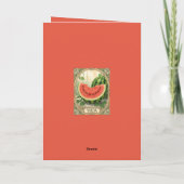 Yalda Watermeloen Chelle Nacht Vruchten Kaart (Achterkant)