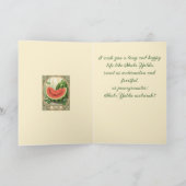 Yalda Watermelon Persian Chelle Night Winter Feestdagen Kaart (Binnen)