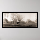 Yale Campus Birdseye Foto 1902 Poster (Voorkant)