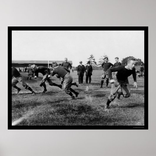 Yale Football Practice 1912 Poster (Voorkant)